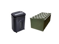 15Sheet CrossCut Paper CD Credit Card Office Shredder Hanging Organizer File Folders Letter Size Green 25Pack - Newegg.com