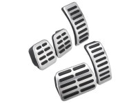 com Car Pedal Pad Stainless Steel Pads Foot For VW Polo Golf 4 Bora Beetle RSi GTI R32&#47; Audi A3 Seat Leon 1M Toledo 1L... 