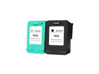 ZSMC HP Ink Cartridge For HP74XL 75XL CB335W CB337W Deskjet D4260 D4263 D4280 D4360 D4363 D5360 OfficeJet J5725 J5730 Inkjet... 