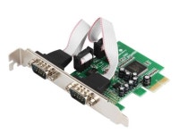 2 Port RS232 RS-232 Serial Port COM to PCI-E PCI Express Card Adapter Converter IOCREST 2-port Serial Low Profile Bracket - Newegg.ca