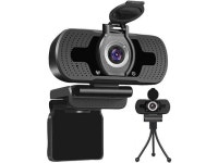 2020 Webcam with Microphone Privacy Cover Tripod , 1080P Full HD Webcam Streaming Computer Web Camera for PC Laptop Desktop... 