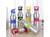 JM  2019 new fitness sports water bottle single stainless steel insulated cup with straw color single-layer sports water bottle... 