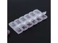12 Grids Clear Empty Pill Box Acrylic Pills Container Pill Case Medicine Organizer Holder Box for Healthy Pill Box - Newegg.com