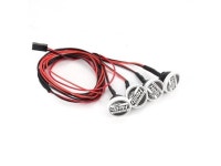 RC Car 4 Round LED Light Cover for 1,10 RC Crawler for Traxxas TRX-4 Axial SCX10 90046 Tamiya CC01 D90 MST HPI,Black - Newegg.ca