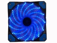 Vicabo 120mm PC Cooling Computer 16dB Silent 15 LEDs Case Fan Heatsink Cooler Cooling w/ Anti-Vibration Rubber, 120mm Fan,12VDC... 