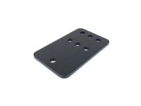 Funssor 2pcs x aluminum alloy Idler Pulley Plate 3mm Thickness- V Slot Aluminium Linear Extrusion 3D Printer RepRap CNC DIY... 