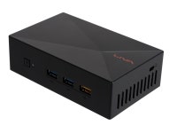 Refurbished: ECS Elitegroup LIVA XE Mini PC with Intel Celeron J3060 dual-core, 2GB DDR3L & 32GB eMMC, HDMI+VGA, Gigabit Ethernet... 