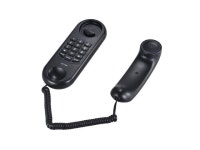 Portable Corded Telephone Phone Pause/ Redial/ Flash Wall Mountable Base Handset for House Home Call Center Office Company Hotel... 