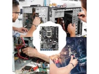 OIAGLH B75 12USB ETH Mining Motherboard+G1610 CPU+4PIN To SATA Cable+SATA Cable+Switch Cable+Baffle+Thermal Grease for BTC... 
