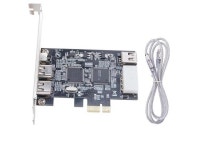 FOR PCI-E 1X IEEE 1394A 4 Port(3+1) Firewire Card Adapter 1394 A Pcie With 6 Pin To 4 Pin IEEE 1394 Cable For Desktop - Newegg.com