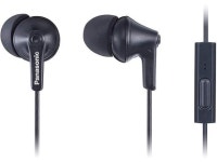 ErgoFit Earbud Headphones with Microphone and Call Controller Compatible with IPhone Android and Blackberry - RP-TCM125-KA - In... 