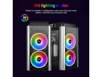 RGB Fans 200mm for Computer Case 366 Adjustable Color LED PC Computer Fan with Ccontroller 2 Pack - Newegg.com