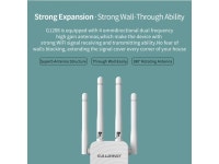 GALAWAY WiFi Range Extender Repeater 2.4GHz & 5GHz Dual Band 1200Mbps WiFi Repeater Wireless Signal Booster 360 Degree Full... 