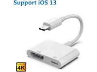 Lighting to HDMI Adapter Compatible with iPhone iPad, Lighting Digital AV Adapter 1080p HD TV Connector Cable Compatible with... 