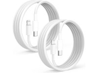 2 Pack USB C to Lightning Cable for Apple iPhone 14/13/12 Fast Charger Cord 6 feet [Apple MFi Certified],Type C to Lightning Cord... 