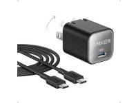 Nano Charger USB C GaN Charger 30W PIQ 3.0 Foldable PPS Fast Charger for iPhone 16/15 and More Series Galaxy iPad Compatible with... 