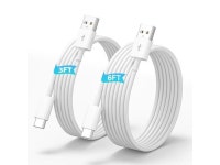 Carplay Cable 3FT+6FT for iPhone 15/16 15 Pro Max/15 Plus USB A to USB C Cable for Carplay USB C Cord iPad 10th iPad Pro 12.9/11... 