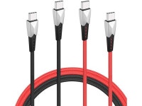 USB C to USB C Cable,(3A,60W Fast Charging) (2Pack,6.6Ft) USB Type-C to Type C Charger Braided Cord Compatible Samsung Galaxy S20... 
