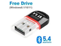 TelDaykemei USB Bluetooth 5.4 Dongle Adapter for PC Speaker Wireless Mouse Music Audio Receiver Transmitter - Newegg.com