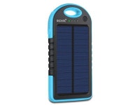 Solar Charger 5000mAh Portable Solar Power Bank WaterproofShockproofDustproof Dual USB Battery Bank Compatible with All... 