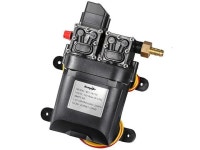 12V DC Fresh Water Pump 75 LMin 2 GPM 100 PSI Adjustable 12 Volt Diaphragm Pump Self Priming Sprayer Pump with Pressure Switch... 