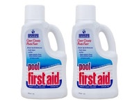 0312202 Pool First Aid Clears Cloudy Swimming Pool Water 2Liters 2Pack - Newegg.com