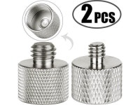 Mic Stand Adapter 58 to 14 Adapter and 58 to 38 Adapter Combo... Microphone Stand Adapter to Tripod Adapter 2 Pack - Newegg.com