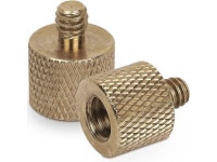 38quot16 Female to 14quot20 Male Tripod Thread Reducer Screw Adapter Brass Precision Made 2 Pack - Newegg.com