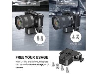 Camera Base Plate with Rod Rail Clamp for Sony A6500 A6600 for Panasonic GH5 Sony A7 Series etc Both for Cameras Cages 1674... 