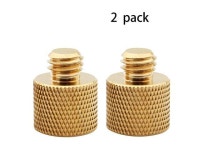 2 Pieces 38quot16 Internal Thread to 14quot 20 External Thread Screw Adapter for Tripod Accessories Microphone Holder Camera... 