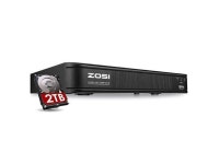 H.265+ 5MP Lite 8 Channel CCTV DVR Recorder with Hard Drive 2TB, Remote Access, Motion Alert Push, Hybrid Capability 4-in-1... 
