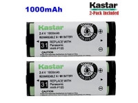 2X HHRP105 NI-MH Battery Type 31 2.4V 1000mAh Replacement for Panasonic HHR-P105 HHR-P105A KX-242 KX-2420 KX-2421 KX-2422 KX... 