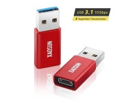 USB C to USB 30 Adapter 31 USB C Female to USB Male Adapter Support OneSided 10Gbps Data Sync Fast Charging Compatible with... 