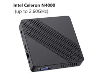 PC Fanless Intel Celeron N4000 up to 26GHz 4GB DDR64GB eMMC Desktop Computer Windows 10 HDMI 20and VGA Port 2458G WiFi BT42... 