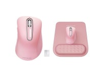 memzuoix 2.4G Wireless Mouse,Ergonomic Mouse Pad with Wrist Support for Laptop, PC, Desktop, MacBook(Pink Mouse + Pad) - Newegg.com