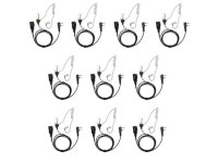 with Mic 2 Pin Acoustic Tube Headset Compatible with Kenwood BF-888S UV-5R Retevis H-777 RT22 Puxing Wouxun (10 Pack) - Newegg.com