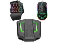 HXSJ P6+V100+J900 Keyboard Mouse Converter + One-handed Keyboard + Gaming Mouse Set P6+V100+J900 - Newegg.com