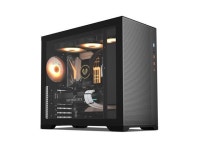 Vetroo AL-MESH-7C Compact ATX PC Case, Front Power Supply, Top 360mm Radiator Support, Type-C & USB 3.0 I/O Panel, High-Airflow... 