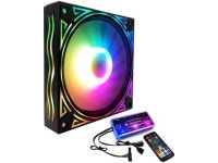 COOLMOON RGB Case Fans,120mm Ultra Quiet Computer Cooling PC Case Fan Addressable RGB Color Changing LED Fan with Remote Control... 