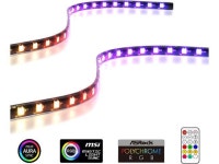 Addressable RGB LED Strips with Magnet for PC Case,with Remote Control(Compatible with ASUS Aura Sync and MSI Mystic Light Sync)... 