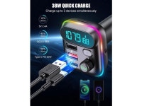 Bluetooth Adapter for Car - Wireless Bluetooth FM Radio Transmitter - Bluetooth AUX Adapter | Wireless Bluetooth 5.0 MP3 Music... 