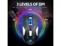 7 Colors RGB LED Backlit Lights, 7 Buttons, 3 DPI Levels [1000/1600/2400DPI], Gaming Mouse for PC Gamer Laptop Desktop - Newegg.com