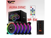 Aigo  Authentic DR12-Pro Computer Cooler Cooling RGB Fans Computer PC Case Fan RGB Adjust 3P-5V AURA SYNC LED 120mm Fan - Newegg.com