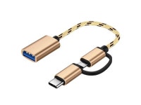 0 to Micro USB Type C sync adapter, 2-in-1 OTG adapter for... 0 to Micro USB Type C  sync adapter, 2-in-1 OTG adapter for... 