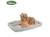 51 Large Size Dog Bed for Large Dogs,Washable Rectangle Pet Bed Thickened Enough with Soft Coral Fleece and Non-Slip Bottom,Gray... 