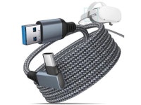 VR Link Cable for Oculus/Meta Quest 2/1 and PC/Steam VR, 20FT... Speed PC Data Transfer, Fast Charging for VR Headset (Grey)... 