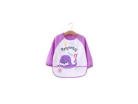 Long Sleeved Baby Bibs Waterproof Sleeved Bib - Purple - Standard - Newegg.com