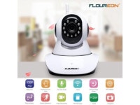Floureon 720P Wifi 10 Megapixel Wireless Pan Or Tile Cctv Security Ip Camera Eu- White Pal 1200Tvl 36Mm France - Standard... 