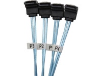 CableDeconn 18 Mini SAS 36P SFF-8087 To 4 SATA 7Pin 90 Degrees Target Hard Disk Data Cable 0.5M (H0304) - Newegg.com