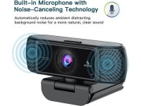 AutoFocus, w/Privacy Cover and Tripod, N680P Pro Computer Web Camera for Skype Zoom Teams, Mac PC Laptop Desktop - Newegg.com